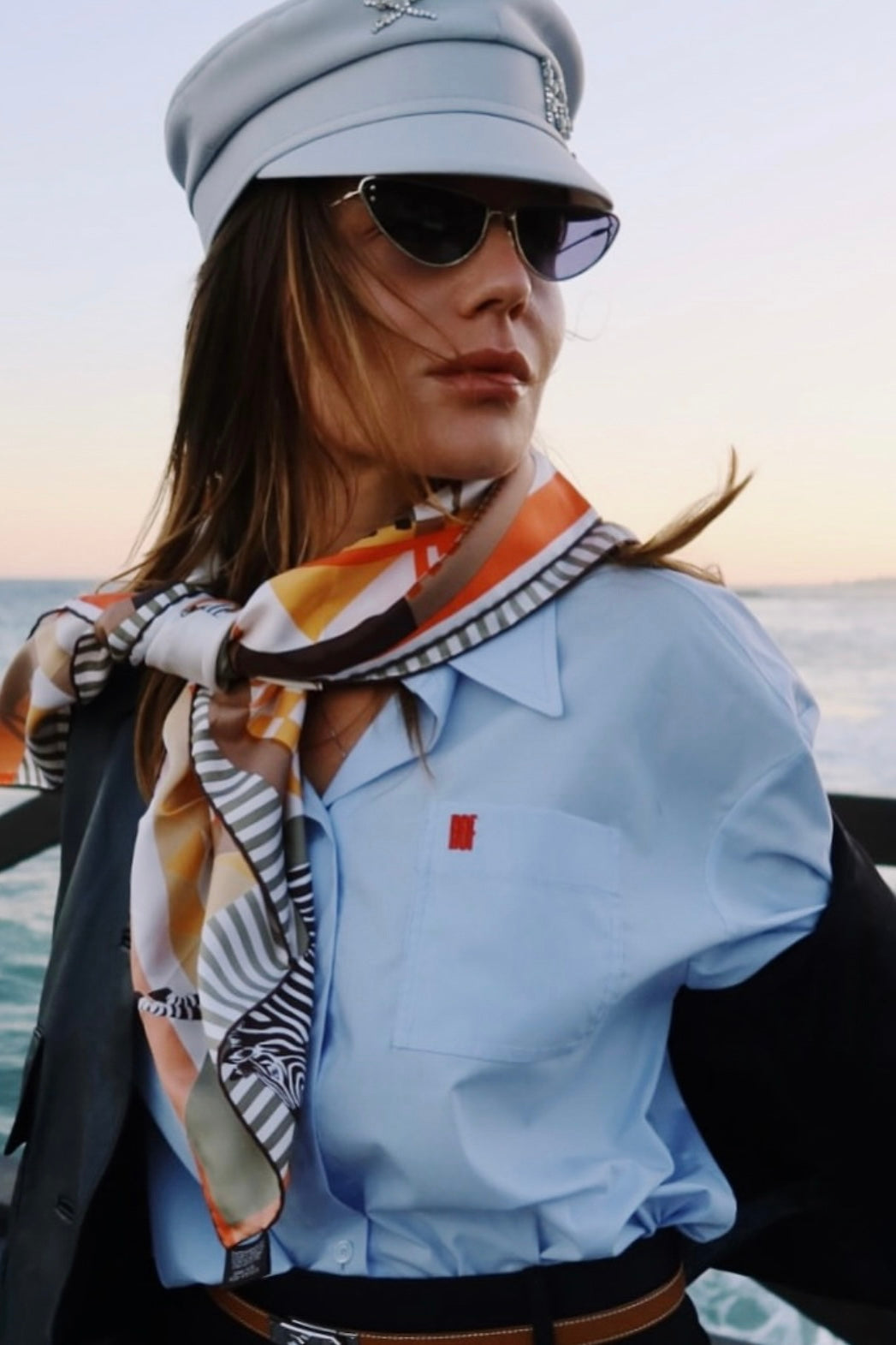 Сорочка MEGHAN вільного крою з лого