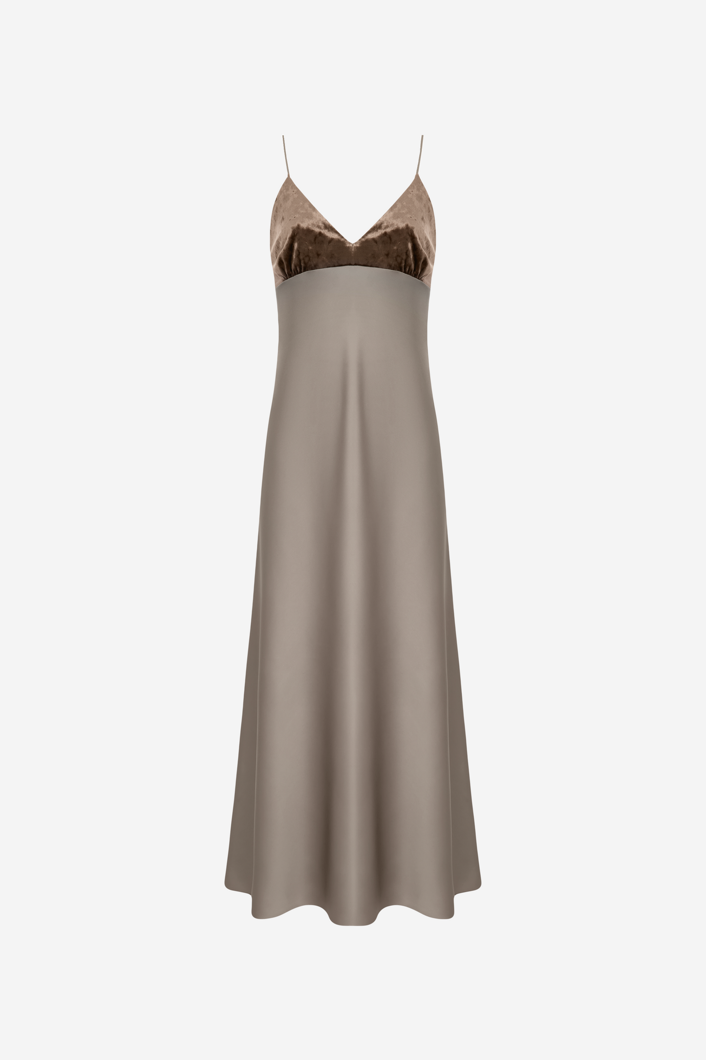 Максі сукня MARÉE з бархатним бюстьє