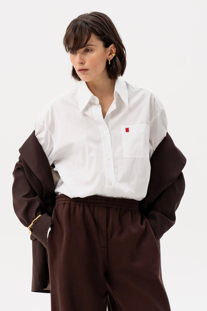 Сорочка MEGHAN вільного крою з лого