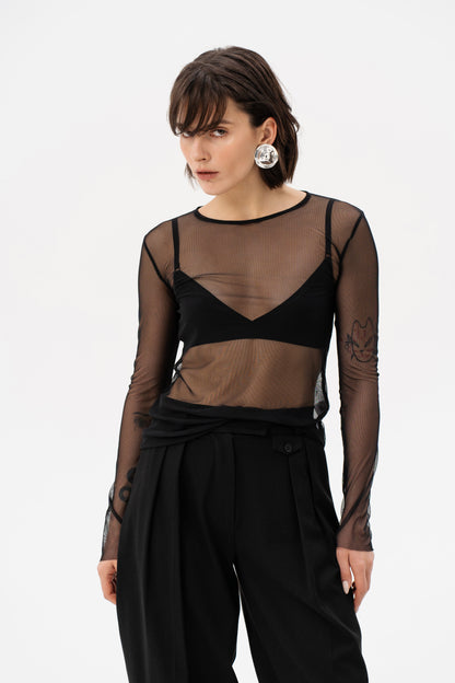 Лонгслів CIARA у сітку