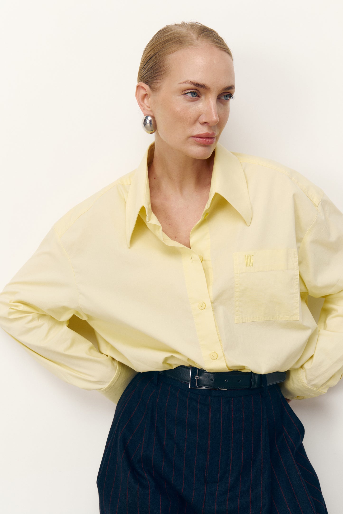 Сорочка MEGHAN вільного крою з вишивкою