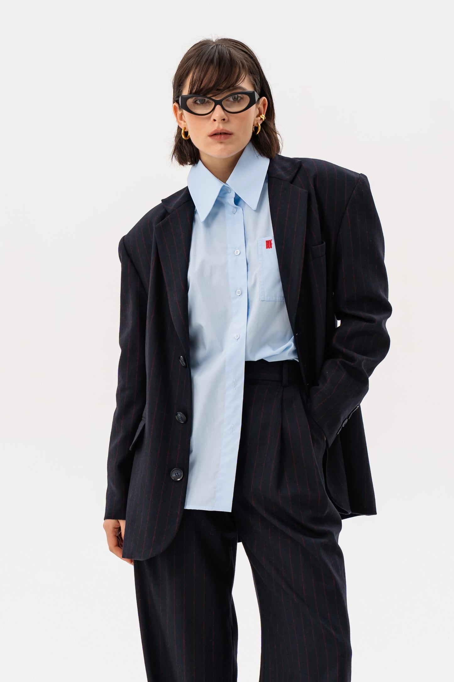 Сорочка MEGHAN вільного крою з лого