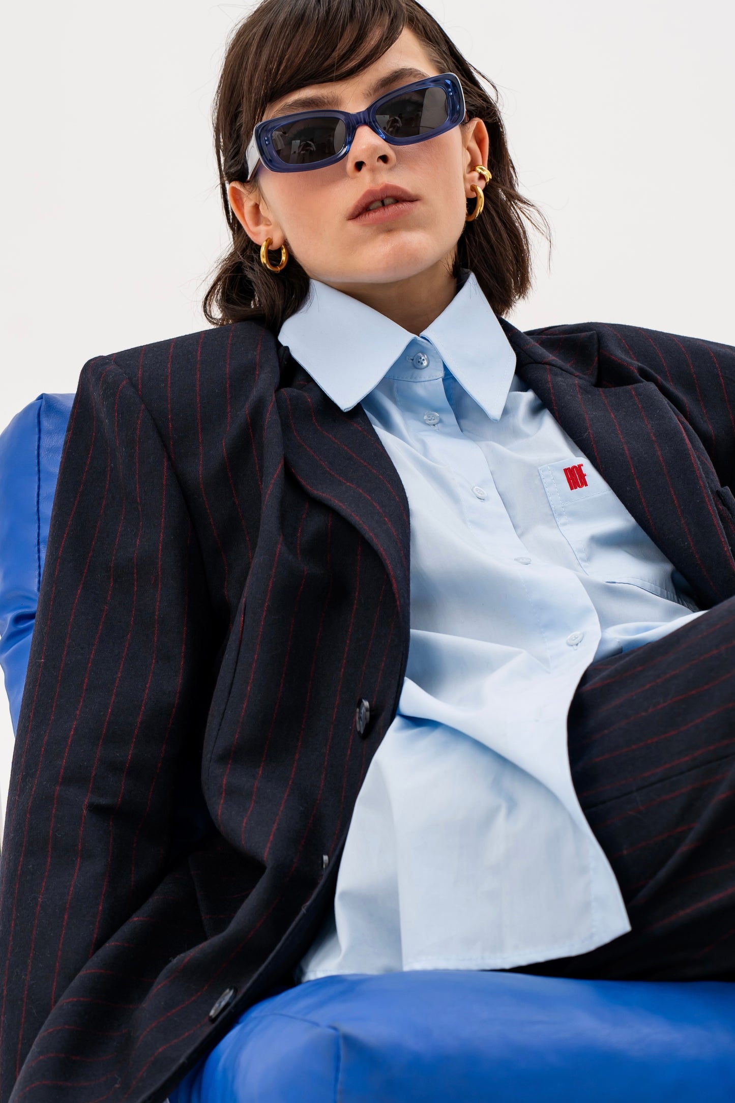 Сорочка MEGHAN вільного крою з лого