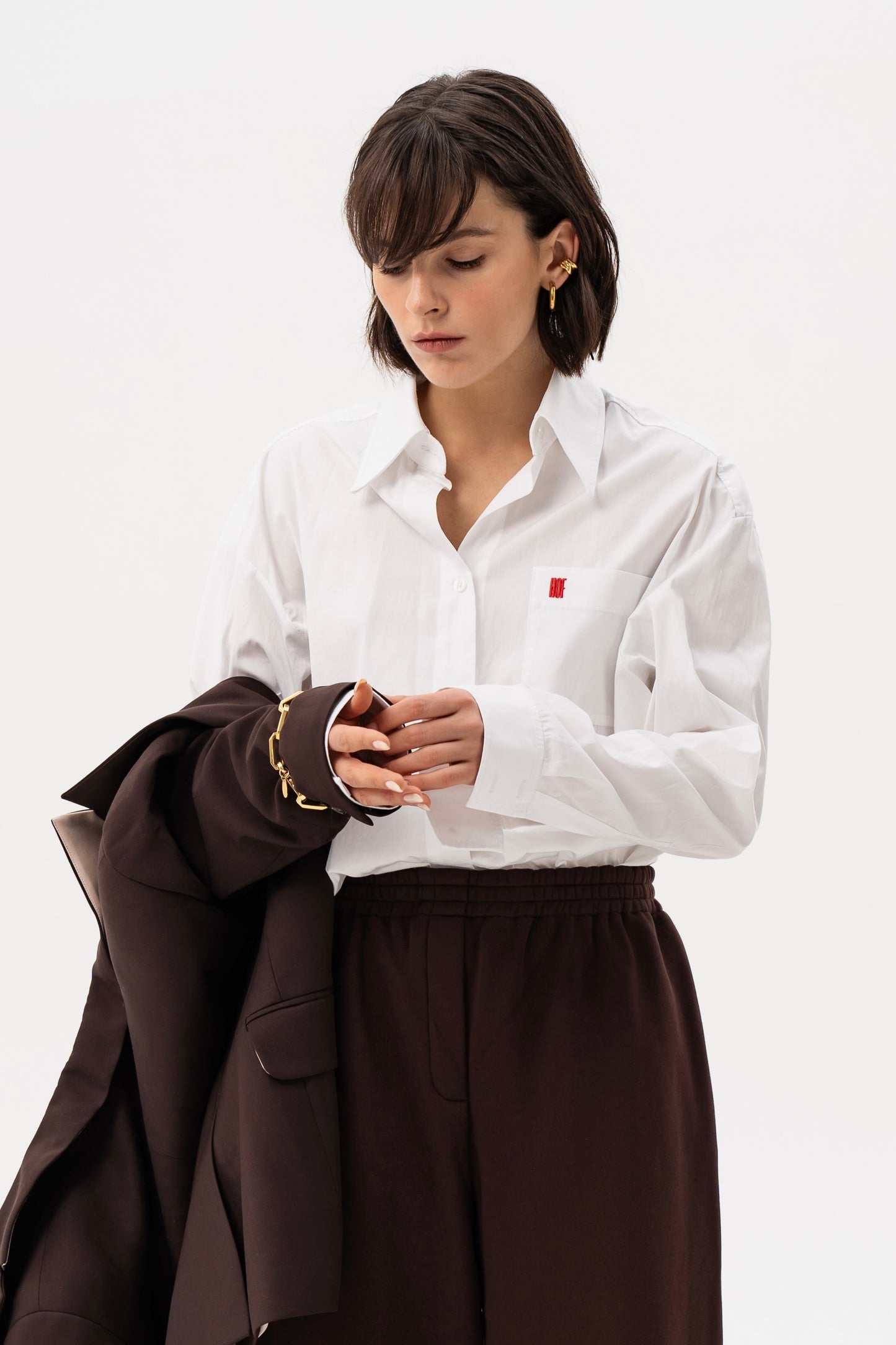 Сорочка MEGHAN вільного крою з лого