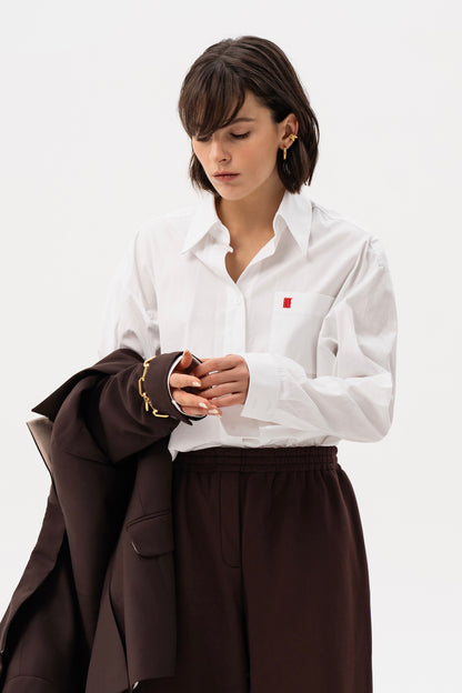 Сорочка MEGHAN вільного крою з лого