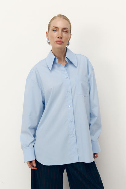 Сорочка MEGHAN вільного крою з вишивкою