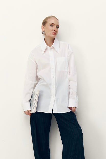 Сорочка MEGHAN вільного крою з вишивкою