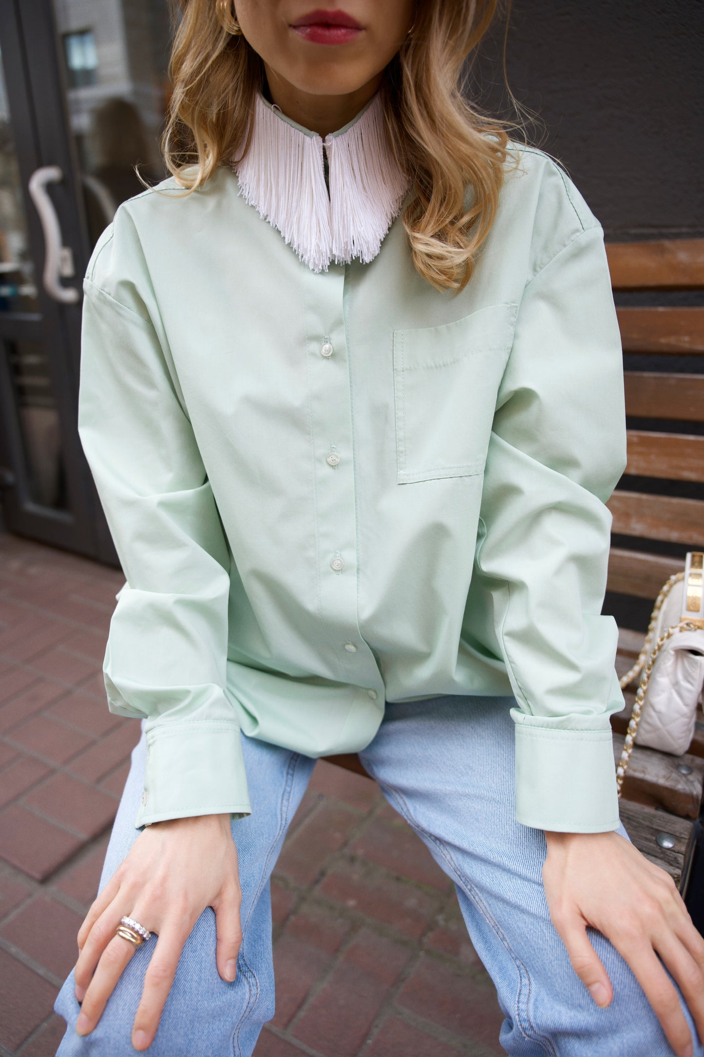 Сорочка BETH з акцентним коміром