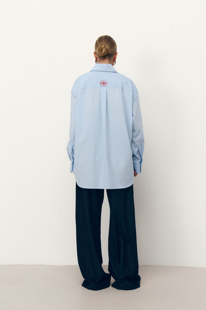 Сорочка MEGHAN вільного крою з вишивкою