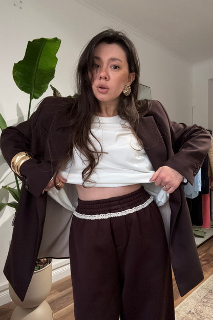 Штани RUBY з мереживом