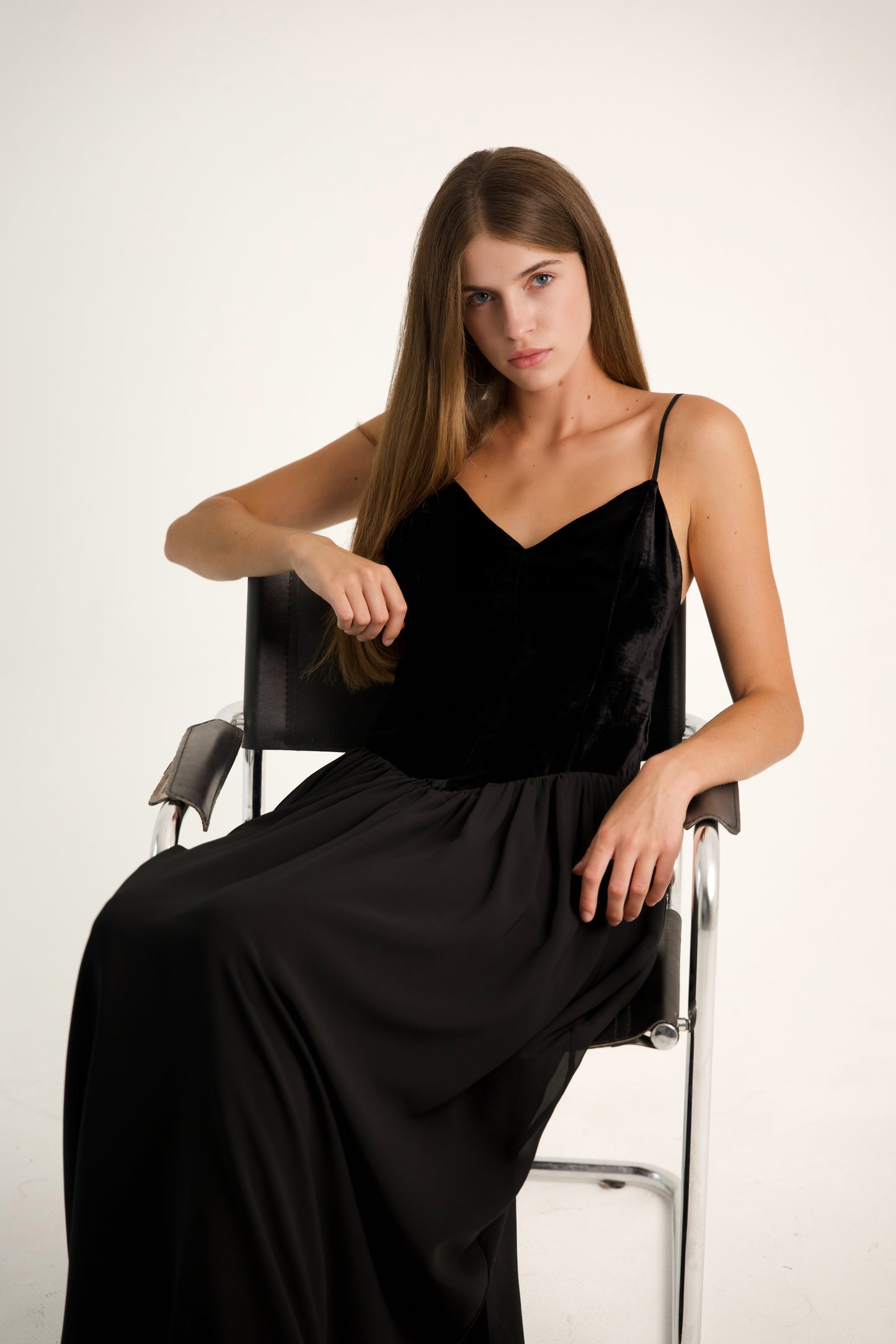 Максі сукня LUNA на бретелях