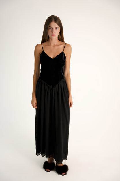 Максі сукня LUNA на бретелях
